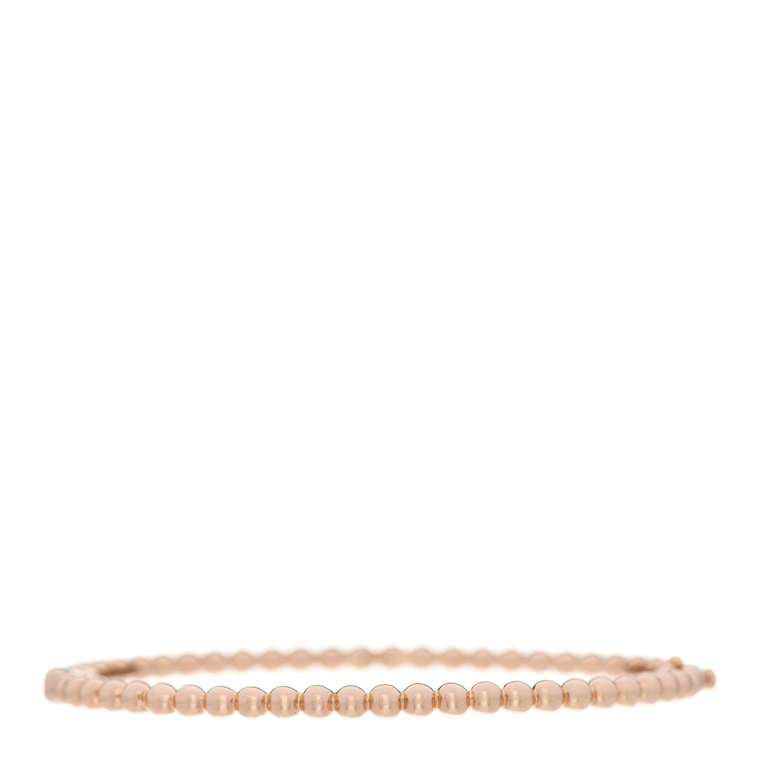 Van Cleef & Arpels 18K Rose Gold Perlee Pearls of Gold Bracelet M 1 of 3