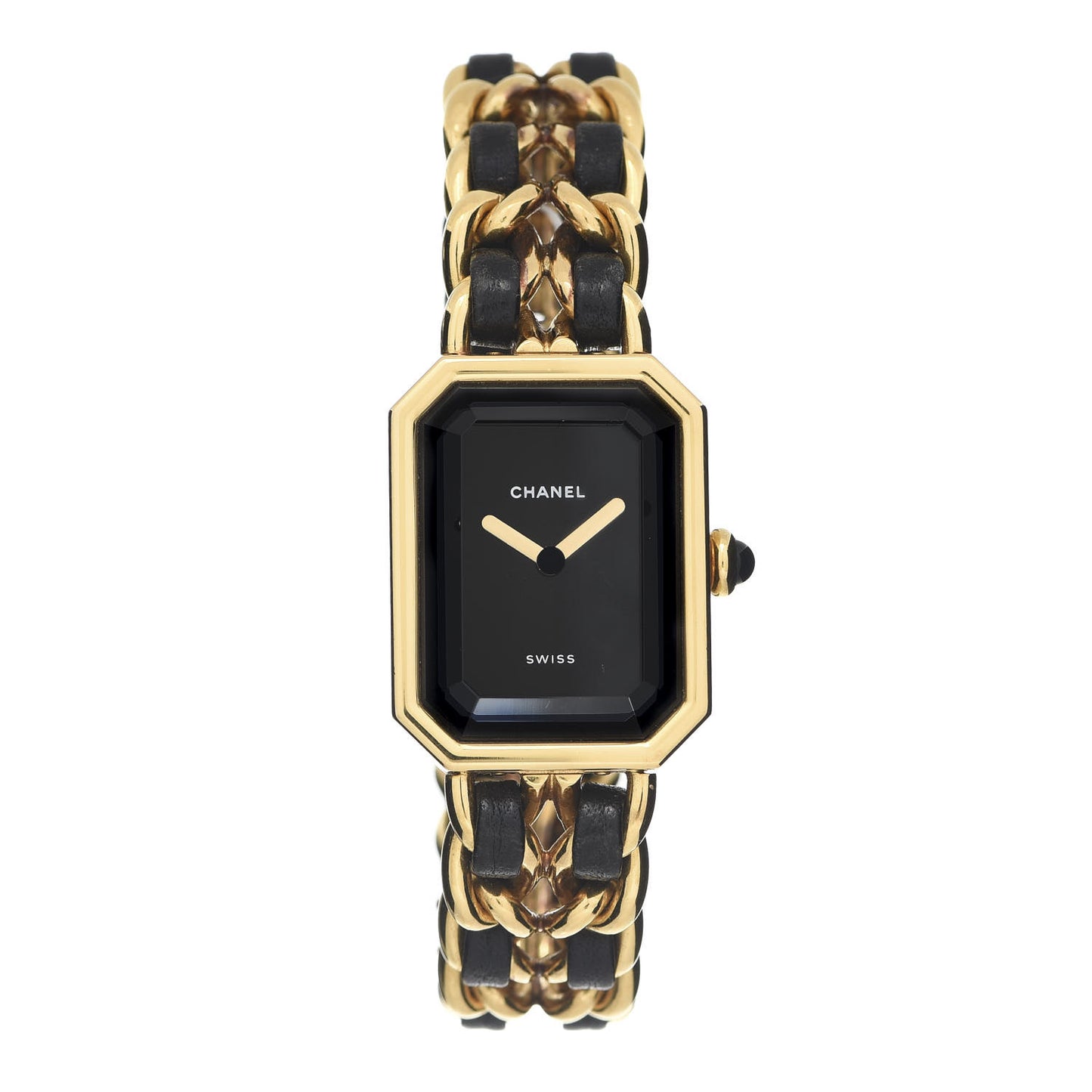 Stainless Steel Lambskin 20mm Chain Premiere Quartz Watch Gold M