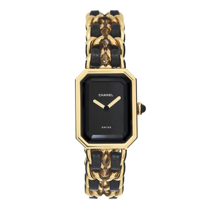 Chanel Stainless Steel Lambskin 20mm Chain Premiere Quartz Watch Gold M 1 of 5