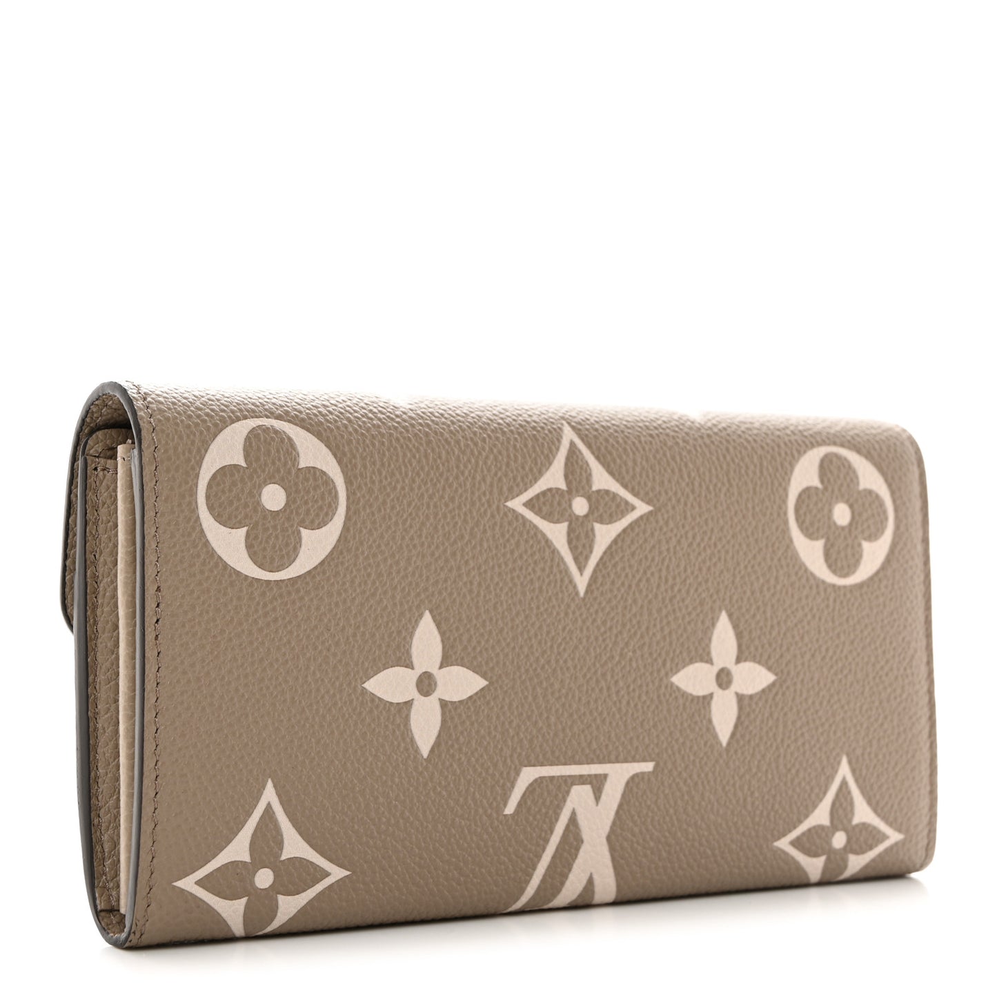 Empreinte Monogram Giant Sarah Wallet Tourterelle Creme