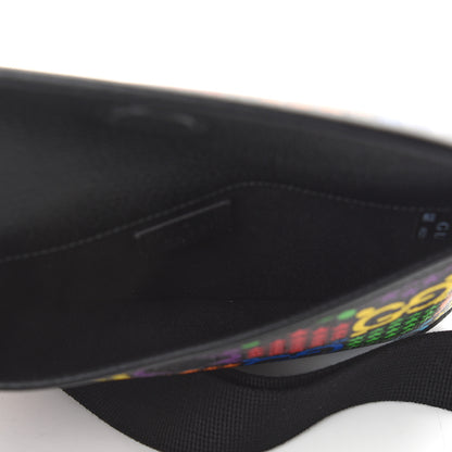 Gucci GG Supreme Monogram Psychedelic Slim Belt Bag Black 5 of 9