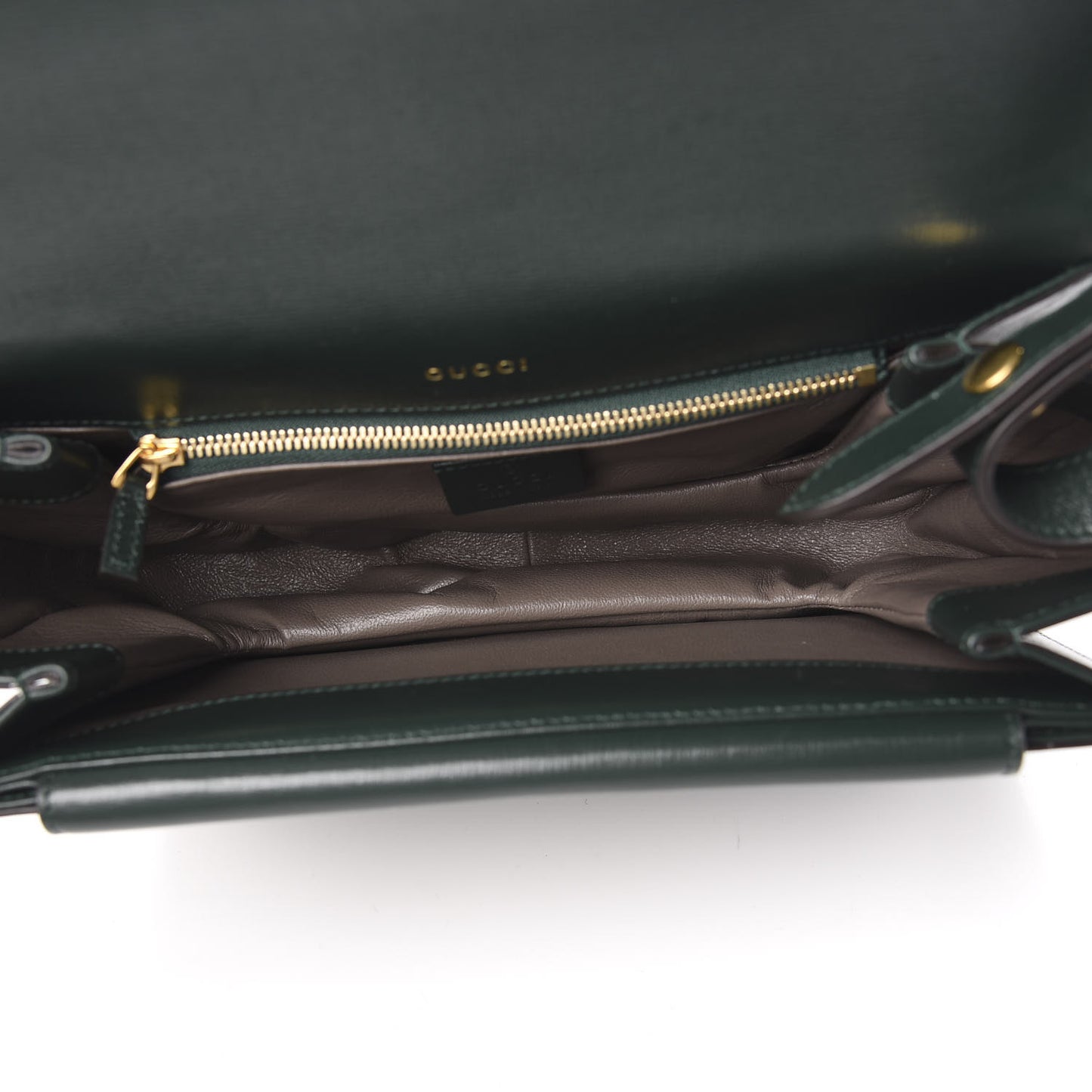 Azalea Calfskin Small Sylvie 1969 Flap Messenger Bag Green