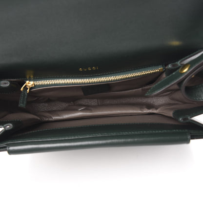 Gucci Azalea Calfskin Small Sylvie 1969 Flap Messenger Bag Green 5 of 10