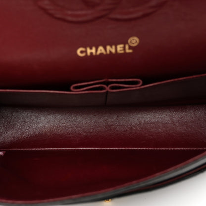 Chanel Lambskin Quilted Medium Double Flap Black 6 of 13