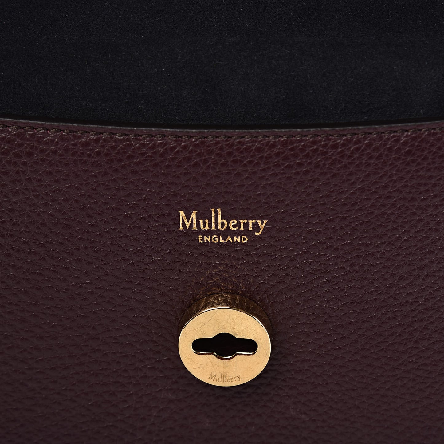 Small Classic Grain Harlow Satchel Oxblood