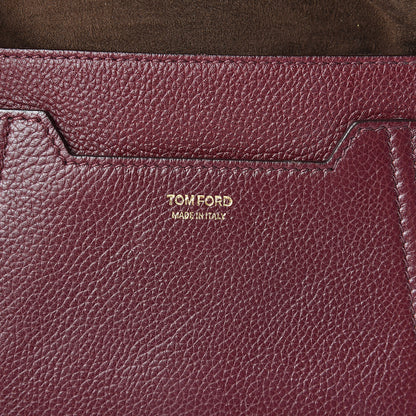 Tom Ford Calfskin Mini Jennifer Crossbody Bag Oxblood 7 of 11
