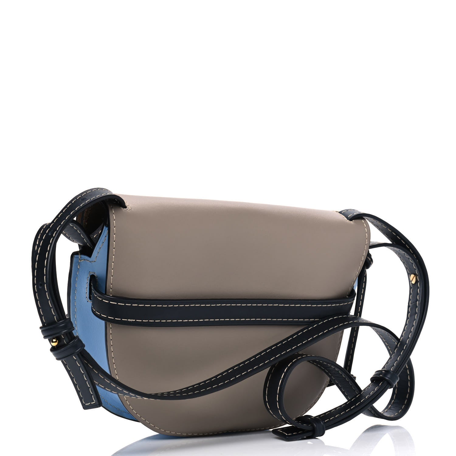 Loewe Calfskin Small Gate Crossbody Bag Sky Blue 2 of 5