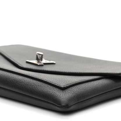 Louis Vuitton Soft Calfskin My Lockme Pochette Black 9 of 9