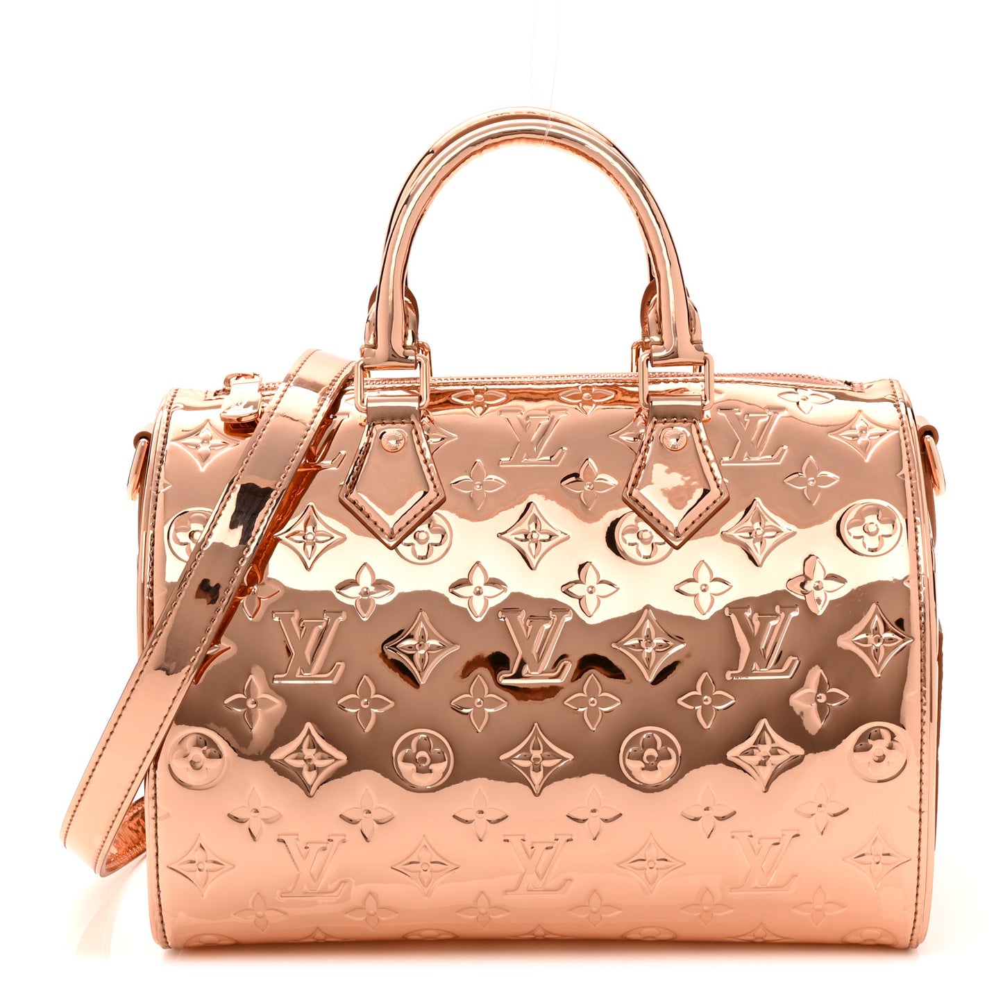 Monogram Miroir Speedy Bandouliere 25 Copper
