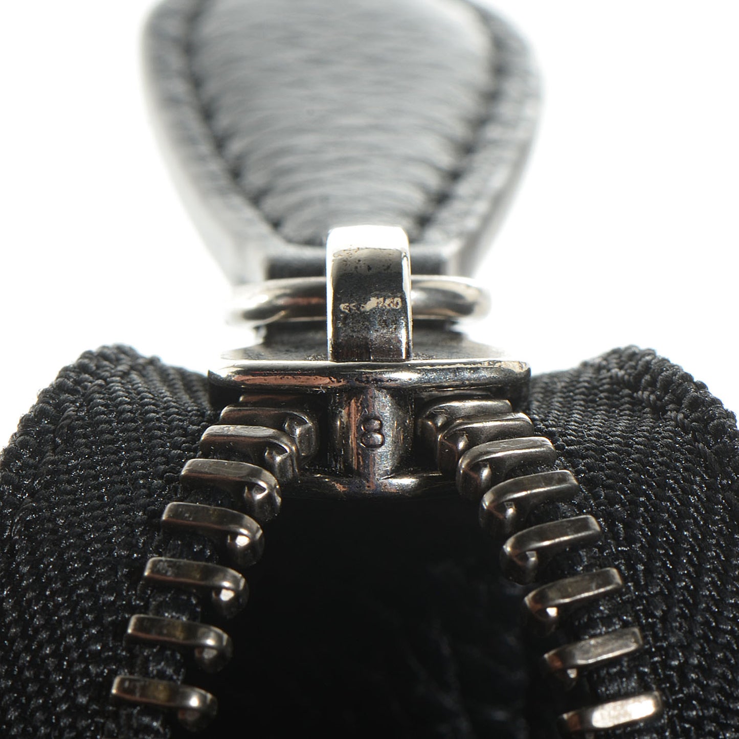 Drummed Calfskin Mini Luggage Black