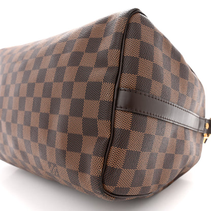 Louis Vuitton Damier Ebene Speedy Bandouliere 30 10 of 13