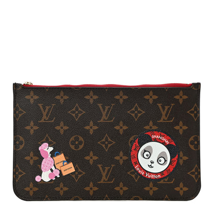 Louis Vuitton Monogram World Tour Neverfull MM GM Pochette 1 of 10