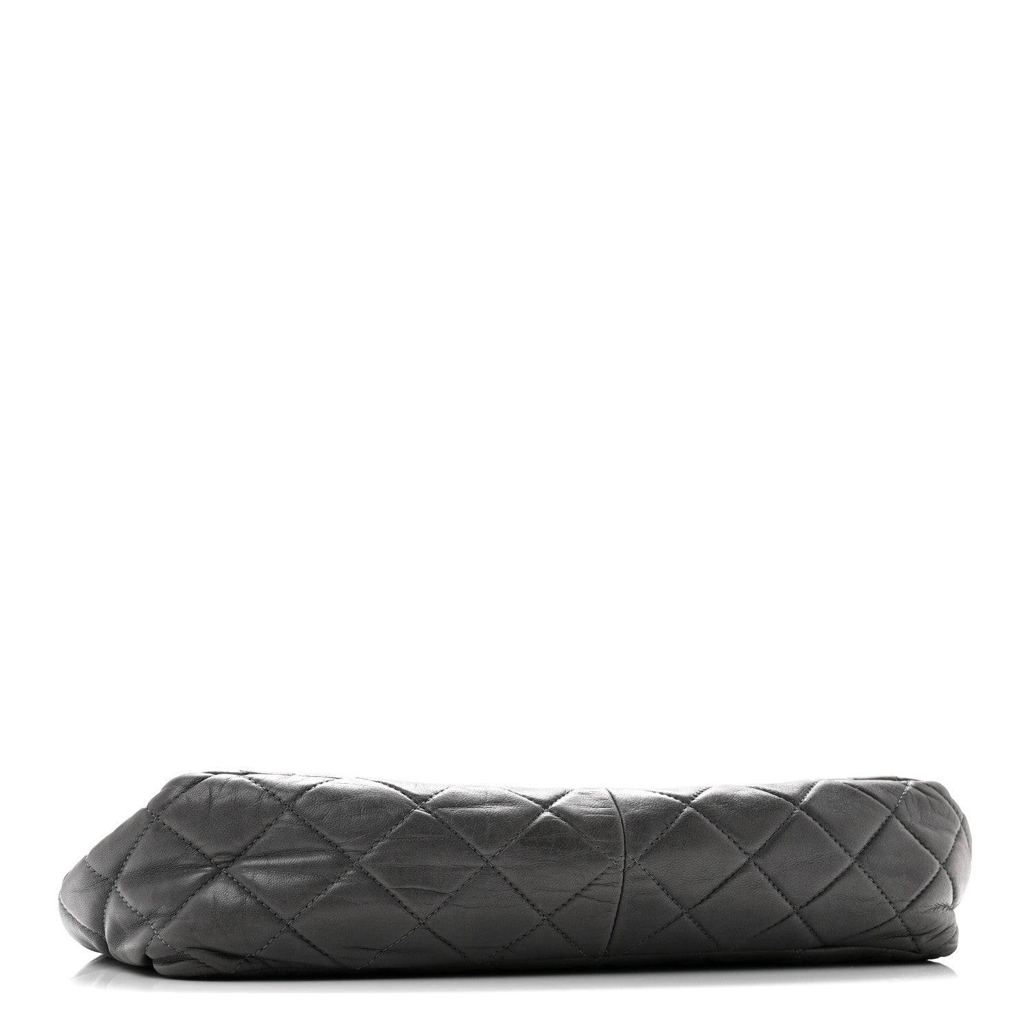 Chanel Lambskin Quilted Jumbo Single Flap Grey 4 of 13