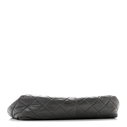 Chanel Lambskin Quilted Jumbo Single Flap Grey 4 of 13