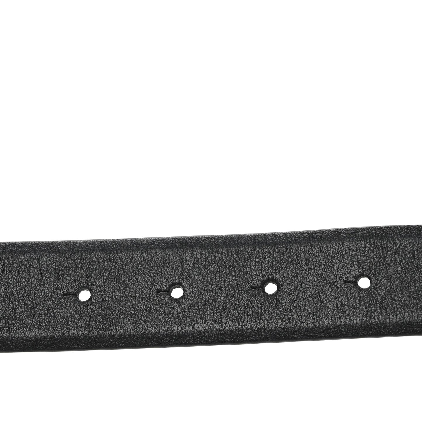 Calfskin Pearl Crystal CC Belt 80 32 Black