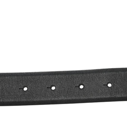 Chanel Calfskin Pearl Crystal CC Belt 80 32 Black 3 of 8