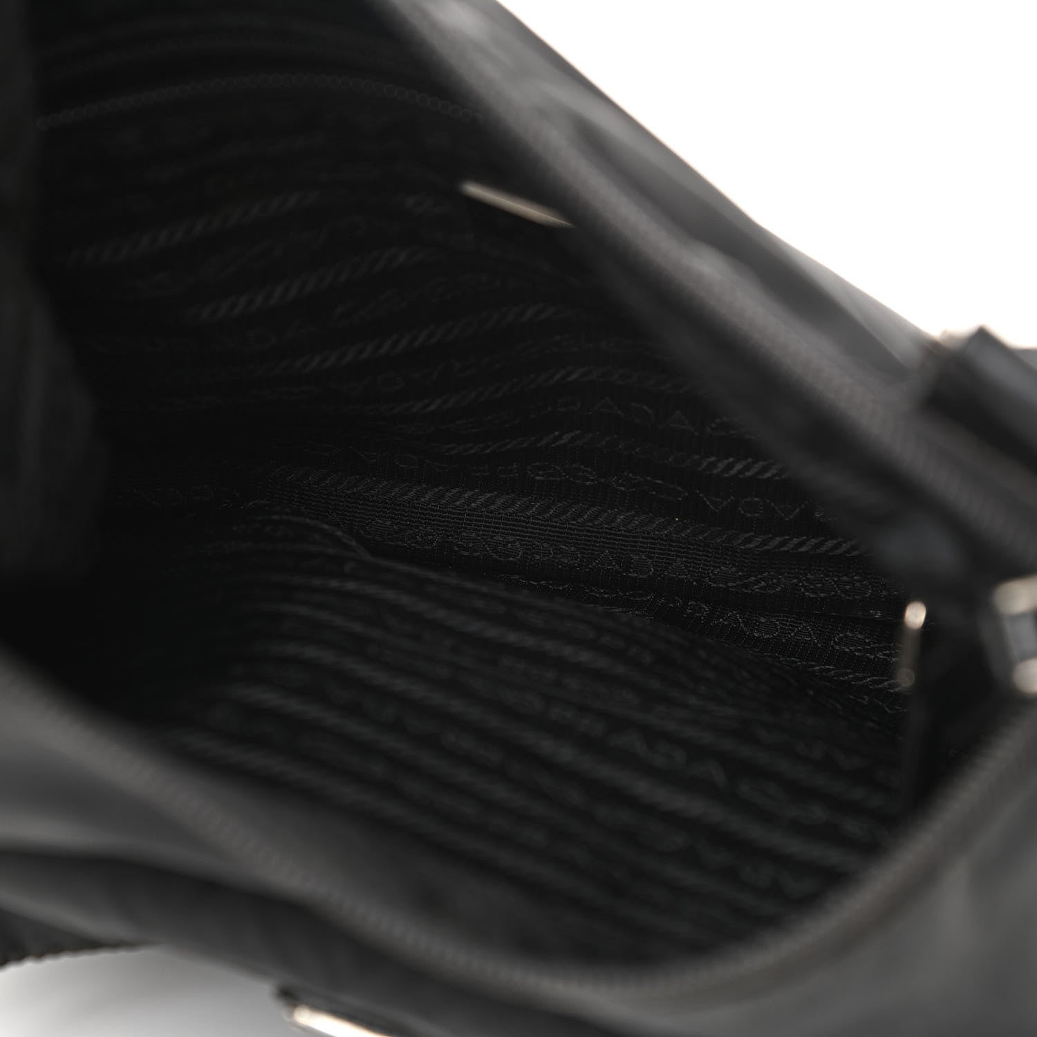 Prada Nylon Vela Sling Messenger Bag Black 4 of 11