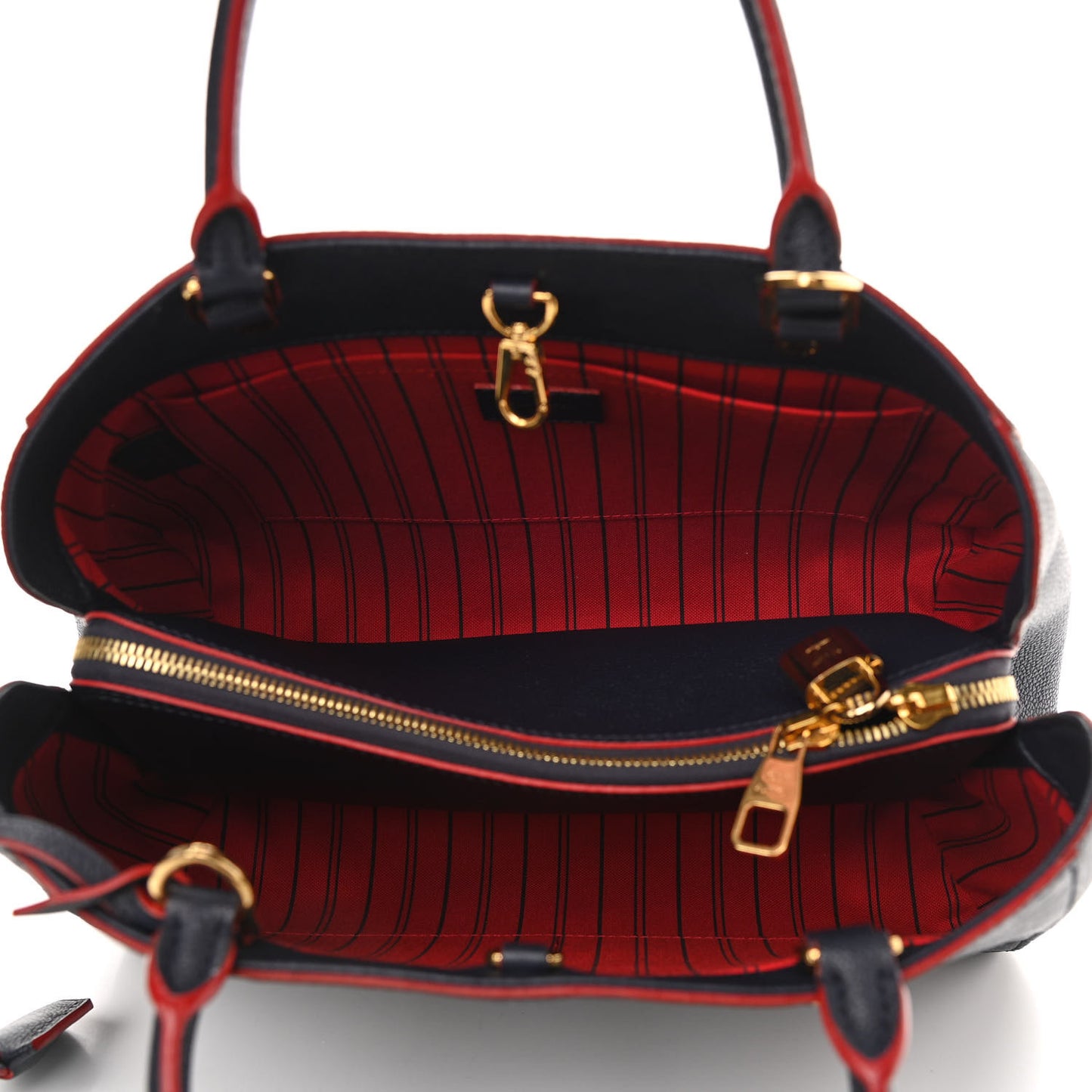 Empreinte Montaigne MM Marine Rouge