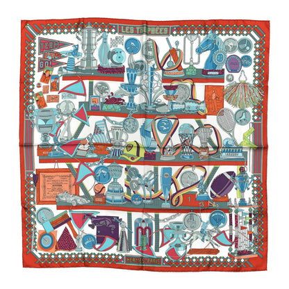 Hermes Silk Les Trophees Scarf 90 1 of 4