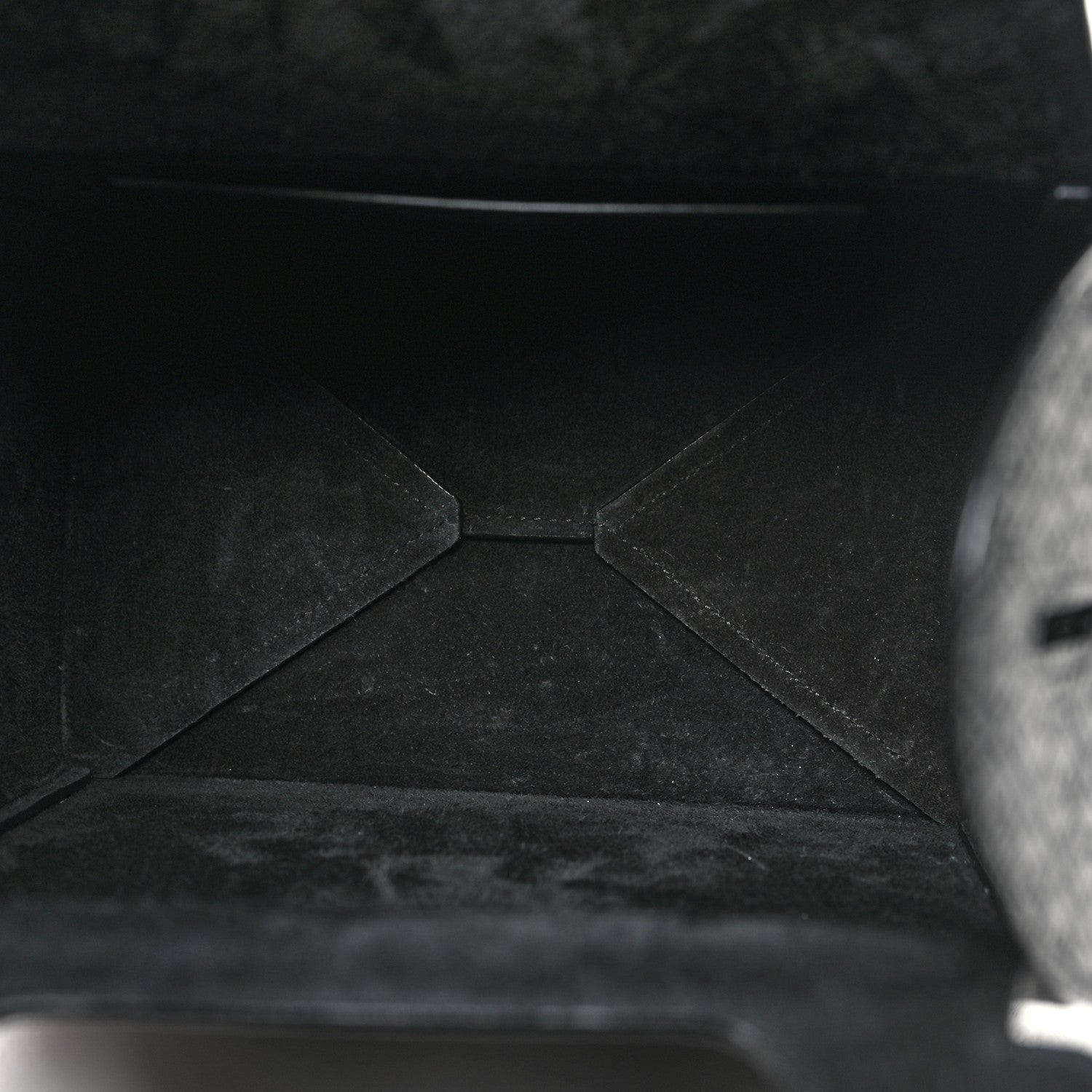 Saint Laurent Calfskin Monogram Take Away Box Black 5 of 9