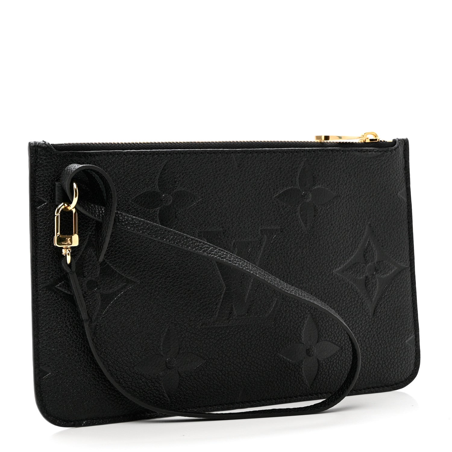 Louis Vuitton Empreinte Monogram Giant Neverfull MM Pochette Black 2 of 5