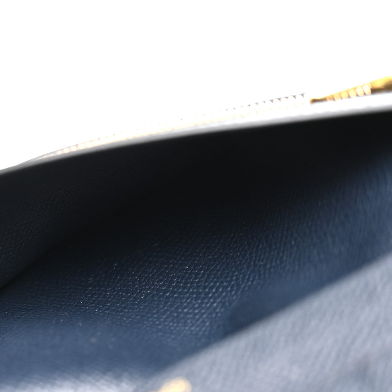 Hermes Epsom Bearn Gusset Wallet Deep Blue 7 of 8