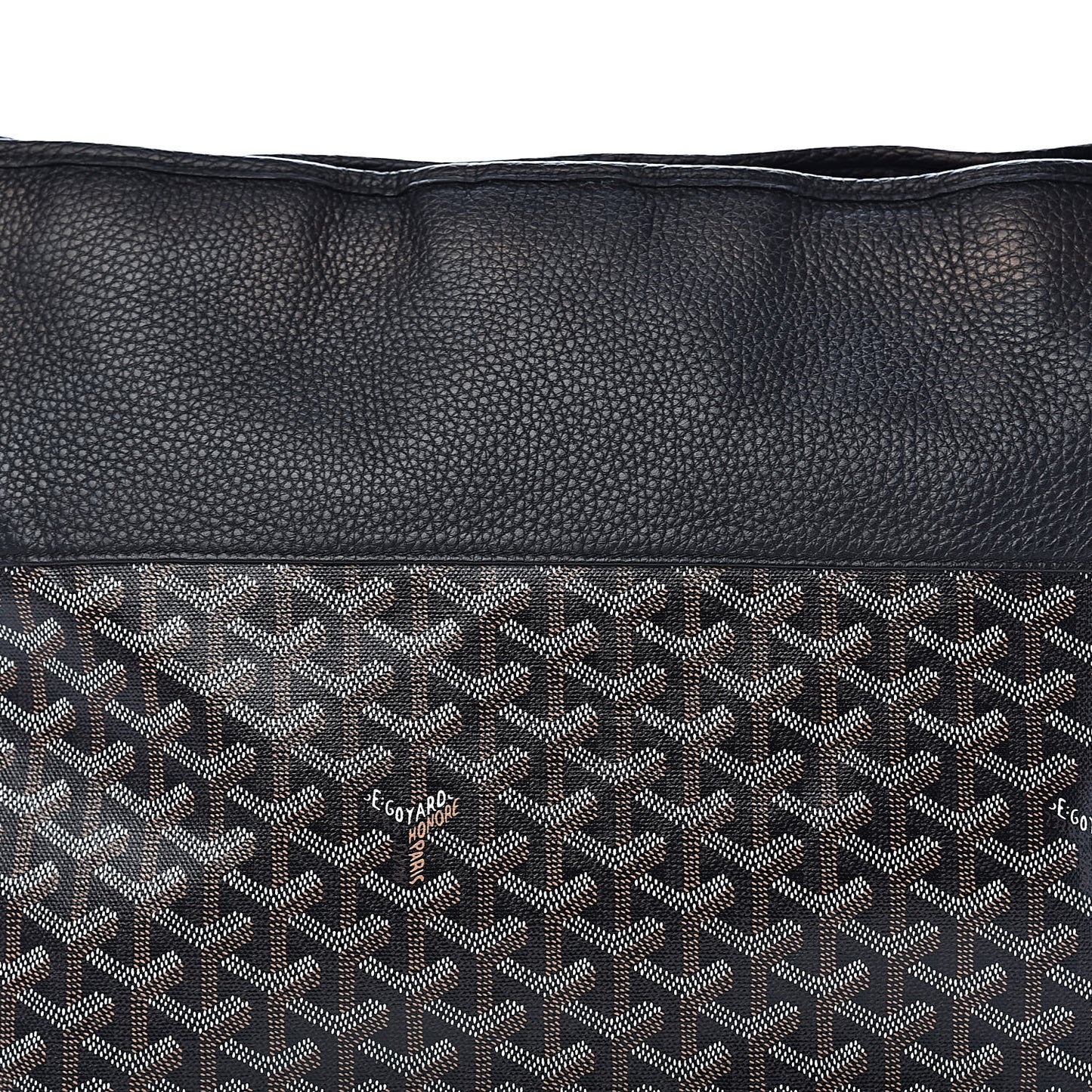 Goyardine Grenadines Hobo Black