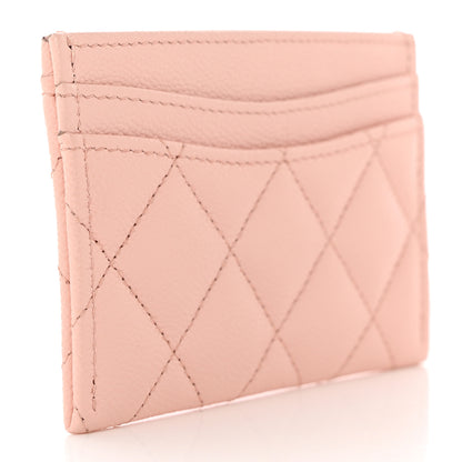 Chanel Caviar Quilted Card Holder Light Pink 3 of 8