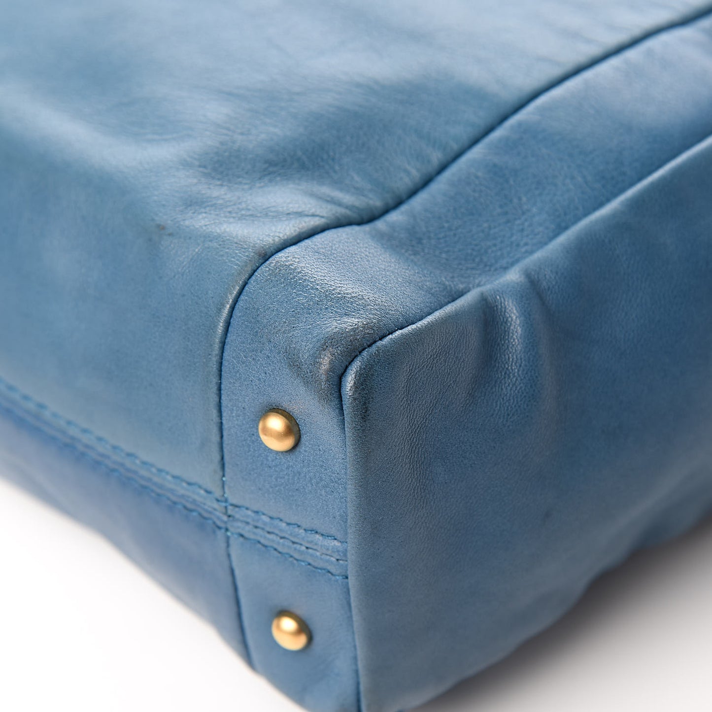 Lambskin Small Olsen Shoulder Bag Blue