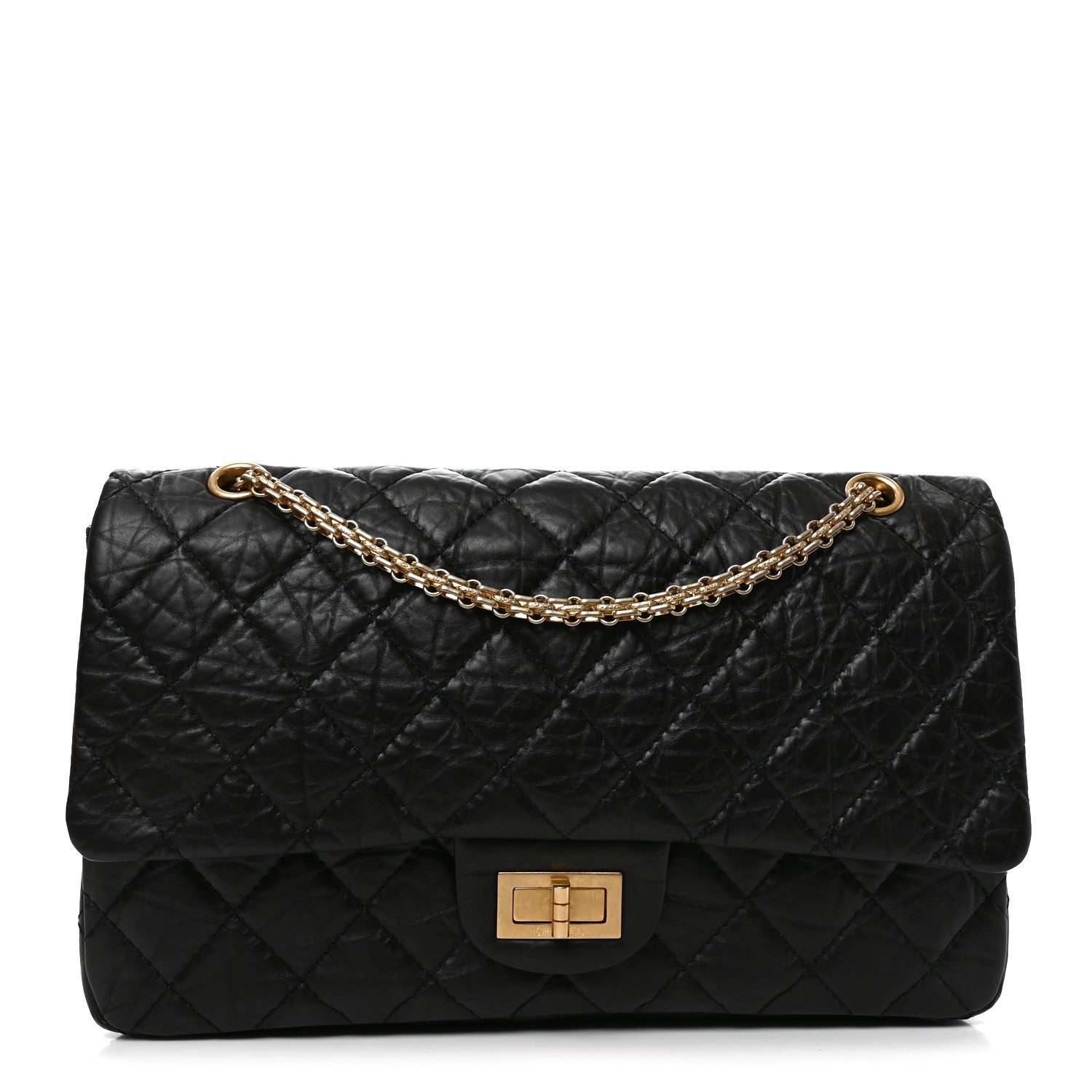 Chanel Aged Calfskin Quilted 2.55 Reissue 227 Flap Black 2 of 21