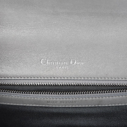 Christian Dior Metallic Calfskin Small Diorama Flap Bag Silver 7 of 7