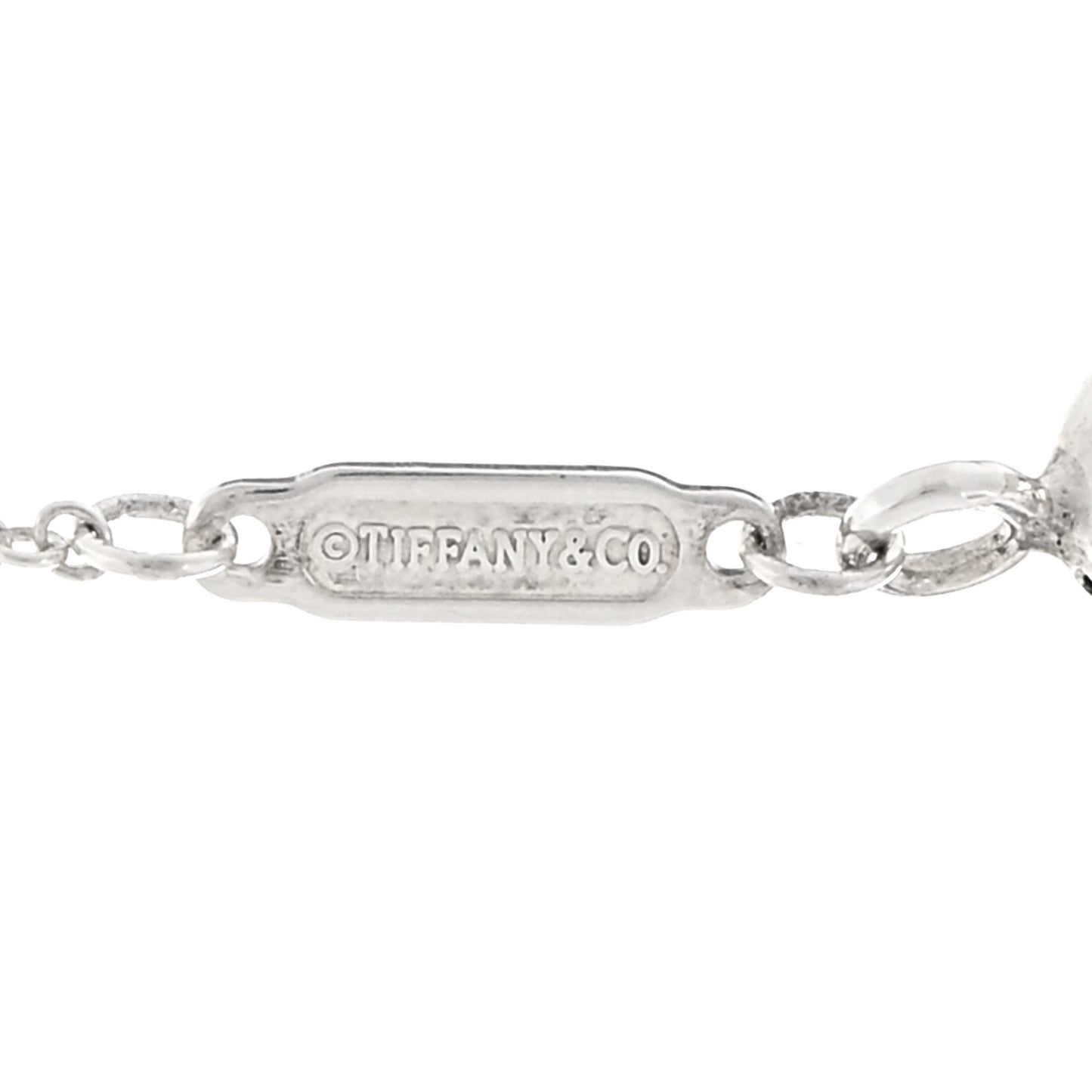 Sterling Silver Large T Smile Pendant Necklace