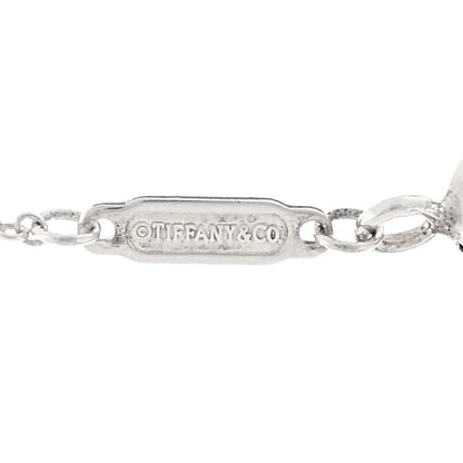 Tiffany Sterling Silver Large T Smile Pendant Necklace 4 of 4