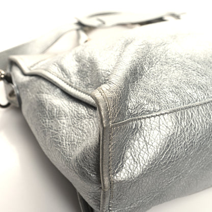Balenciaga Metallic Agneau Giant 12 Silver Hardware City Gris Aluminum 12 of 14