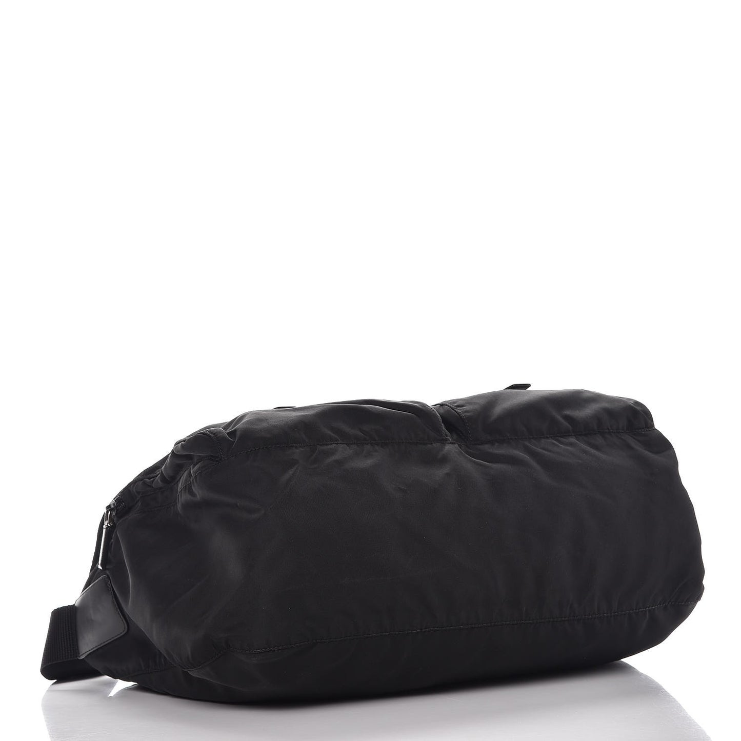 Nylon Vela Messenger Bag Black
