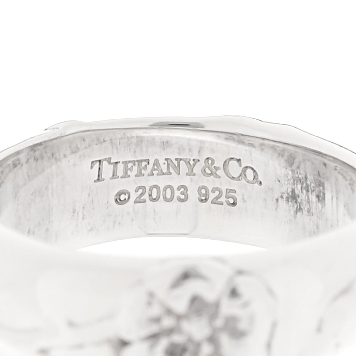 Sterling Silver Nature Rose Ring 52 6