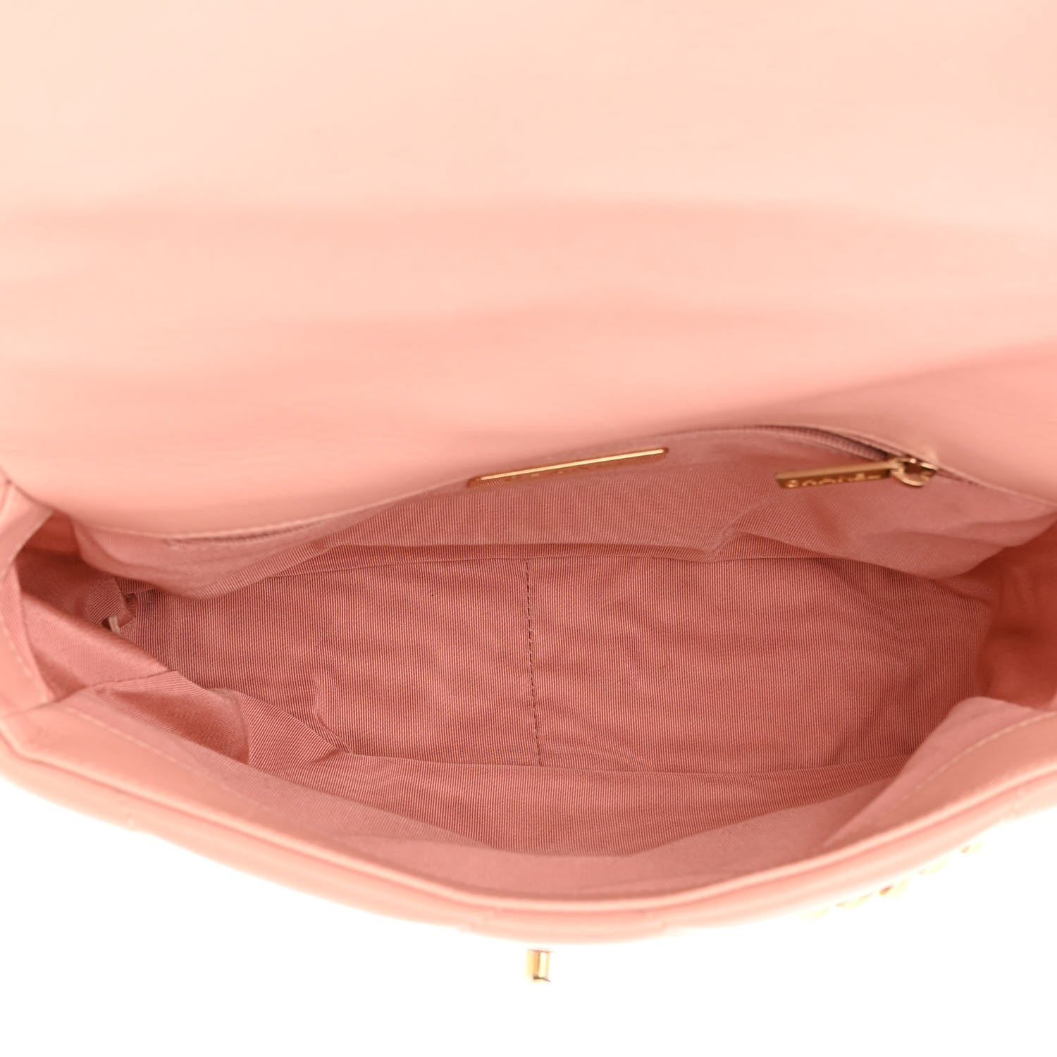 Chanel Goatskin Quilted Medium Chanel 19 Flap Light Pink 5 of 11