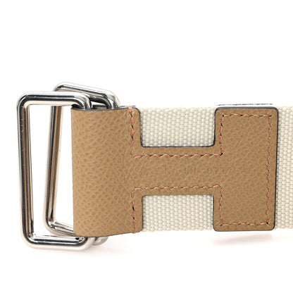 Hermes Toile Epsom Nomade 40 Belt M Poussiere Craie 5 of 6