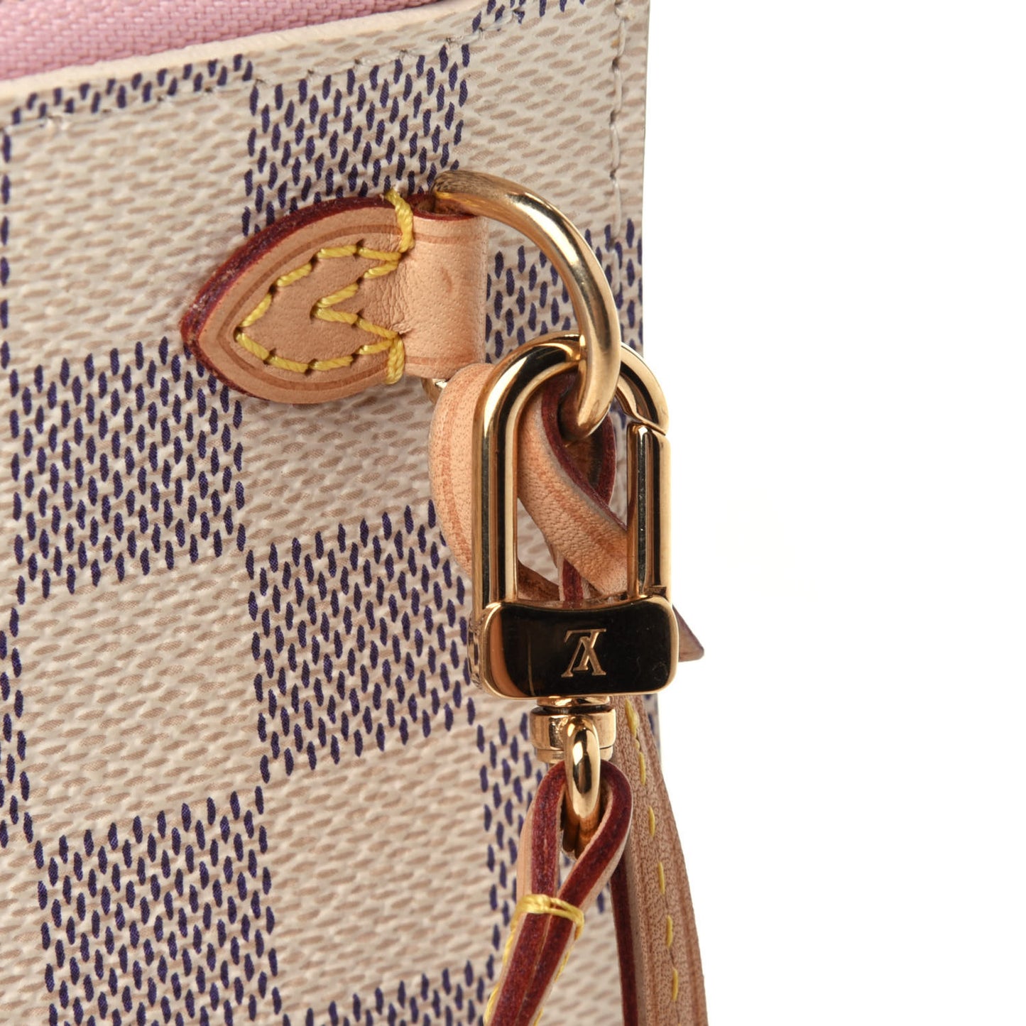 Damier Azur Neverfull MM GM Pochette Rose Ballerine
