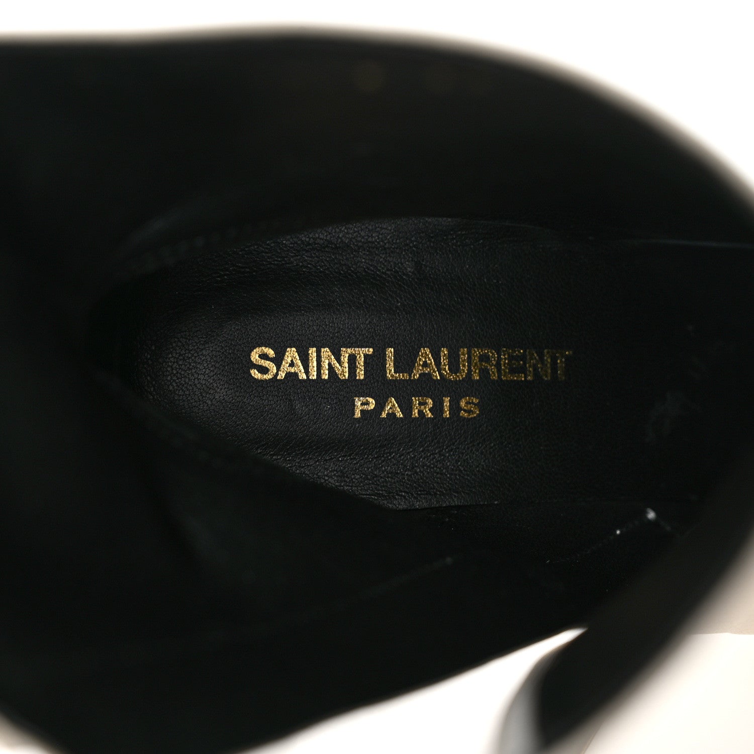 Saint Laurent Calfskin Jane 90 Zip Booties 37 Biege 6 of 7
