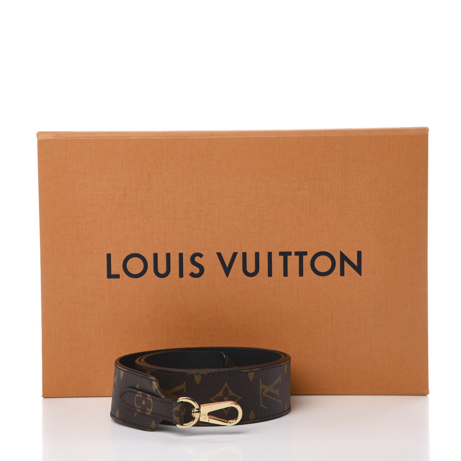 Louis Vuitton Monogram Bandouliere Shoulder Strap Black 5 of 5