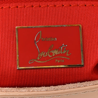 Christian Louboutin Patent Riviera Clutch Nude 6 of 9