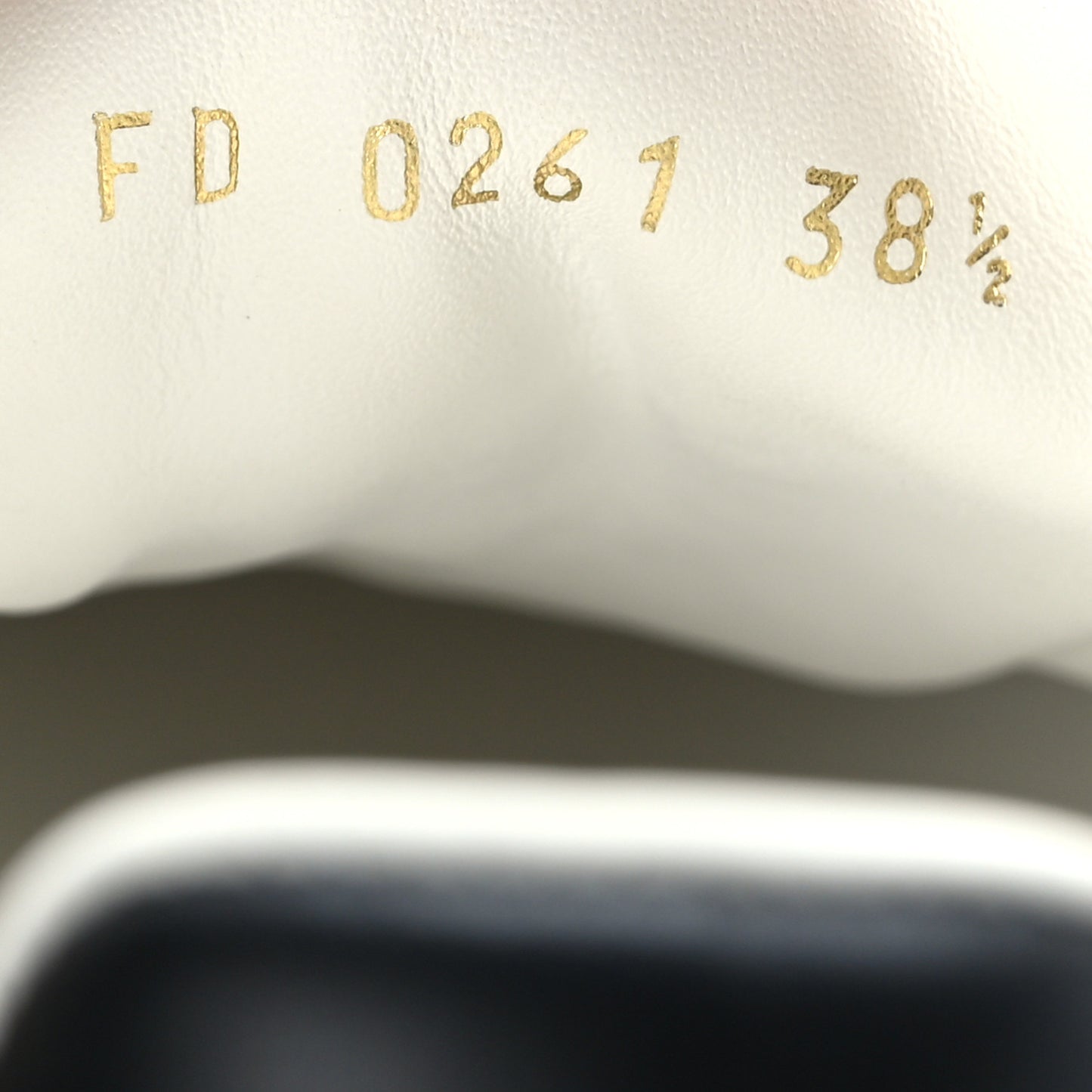 Calfskin Printed Time Out Trainer Sneakers 38.5 White