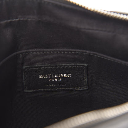 Saint Laurent Lambskin Monogram Small Lou Camera Bag Black 6 of 19