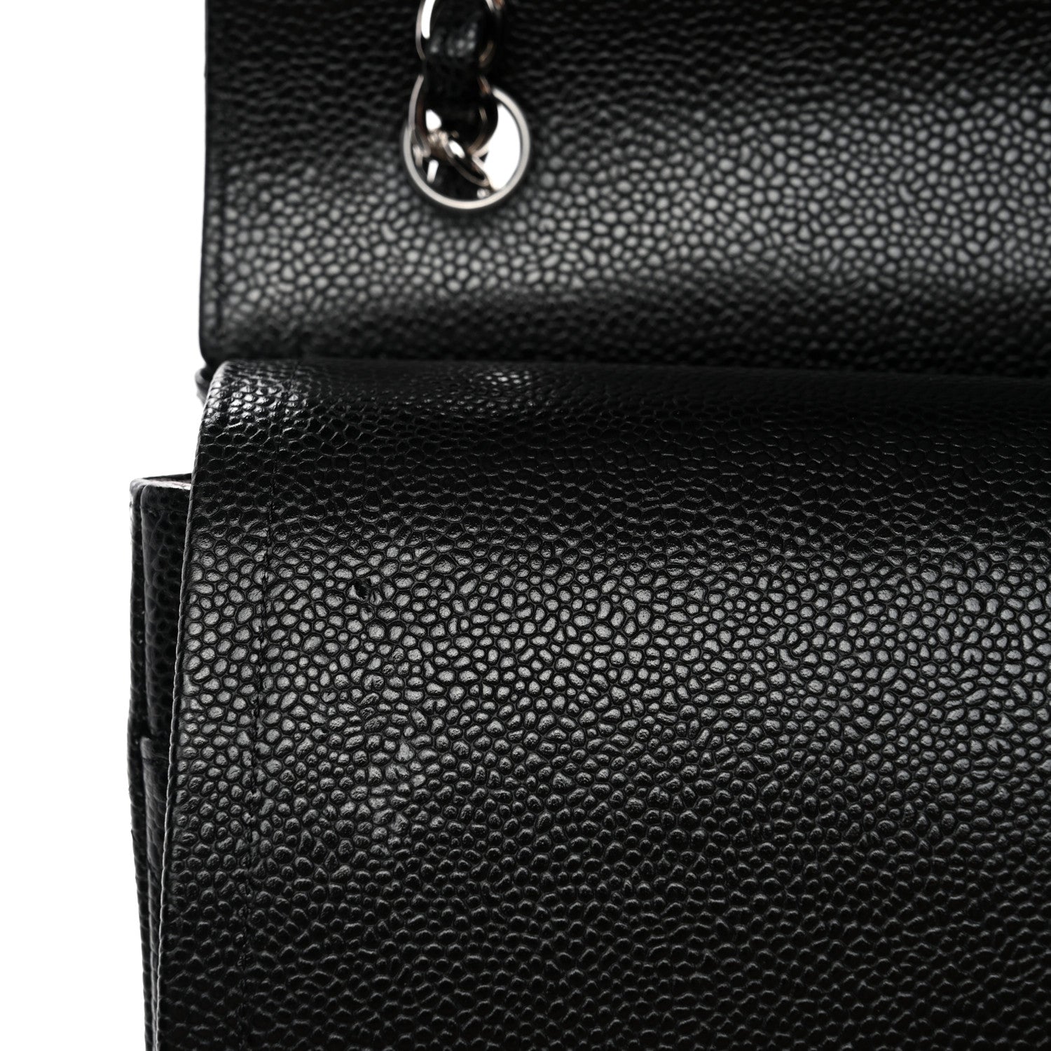 Chanel Caviar Quilted Jumbo Double Flap Black 12 of 12