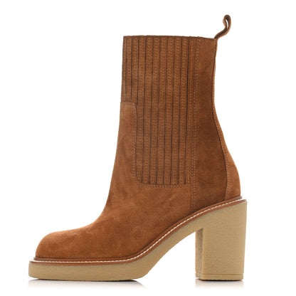 Hermes HERMHERMES Suede Womens Vandale Ankle Boots 35 1 of 6