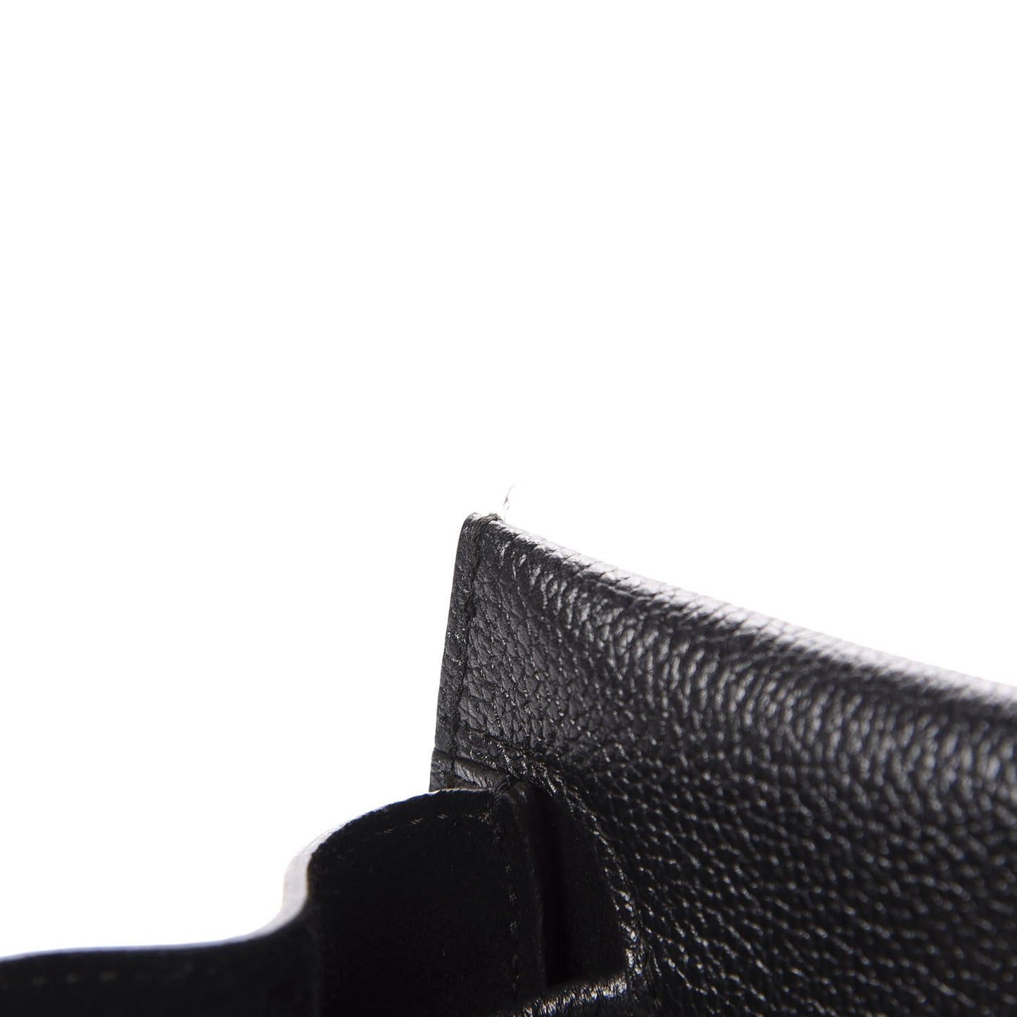 Metallic Heavy Grain Small Iris Tote Black