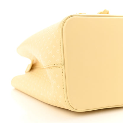 Louis Vuitton Calfskin Nanogram Embossed Neonoe BB Yellow 10 of 11