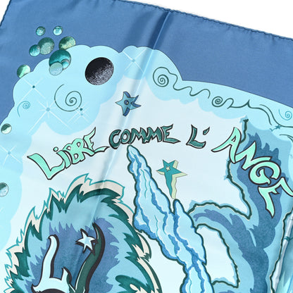 Hermes Silk Libres Comme L'Ange Scarf 90 5 of 7