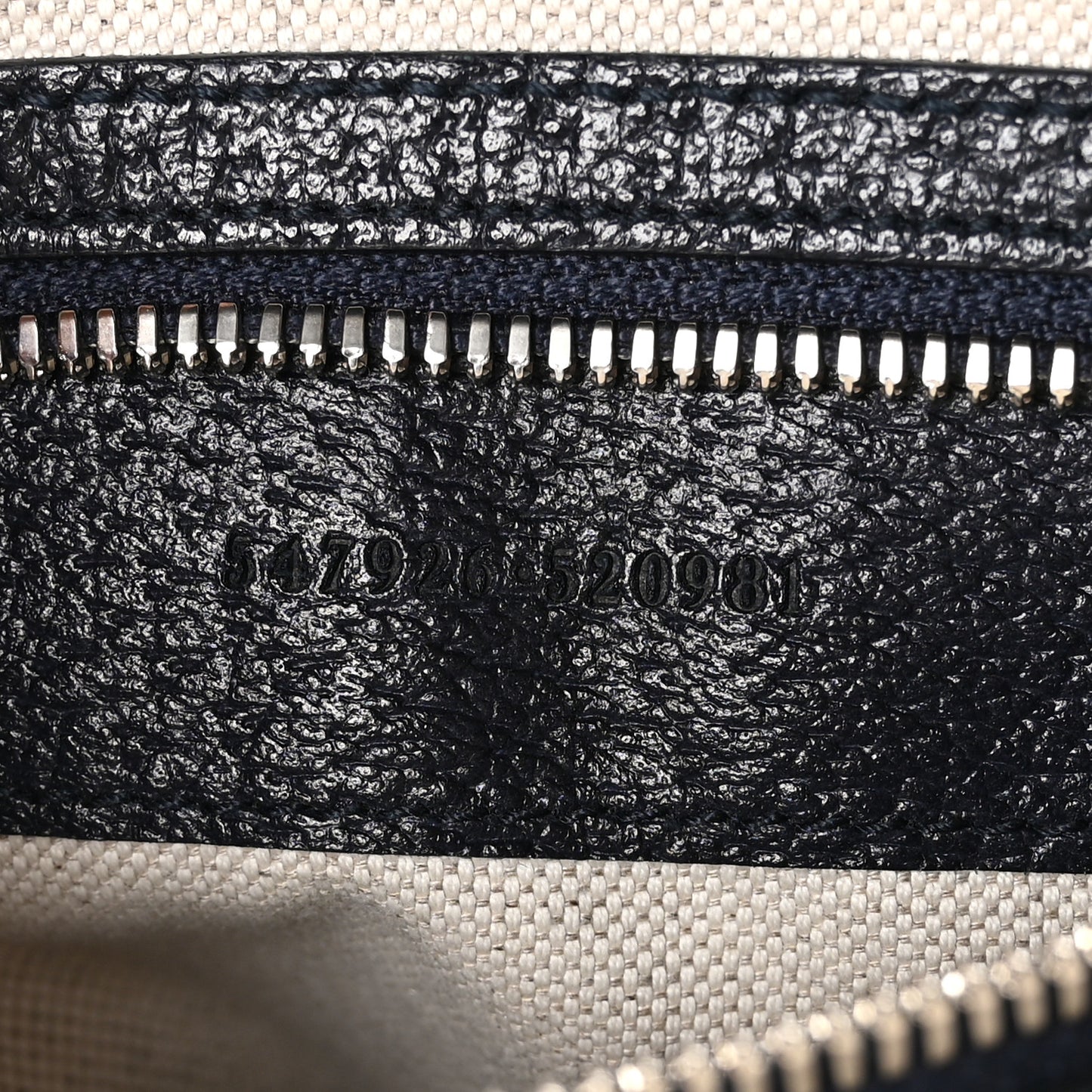 GG Supreme Monogram Textured Dollar Calfskin Web Small Ophidia Messenger Bag Beige Blue